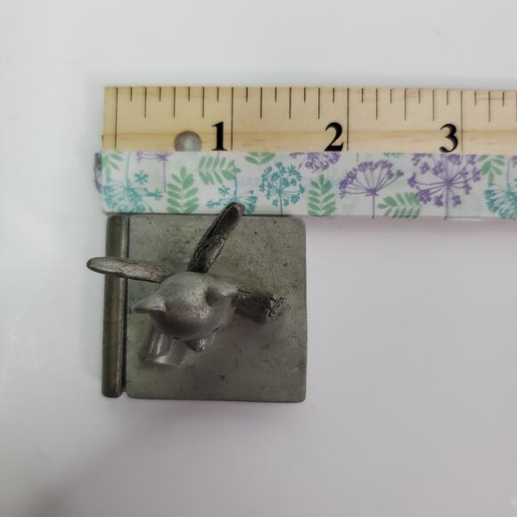 Vintage Teddybear Pewter Etain Zinn Tooth Fairy Tales Keepsake Box/Holder - Picture 8 of 9